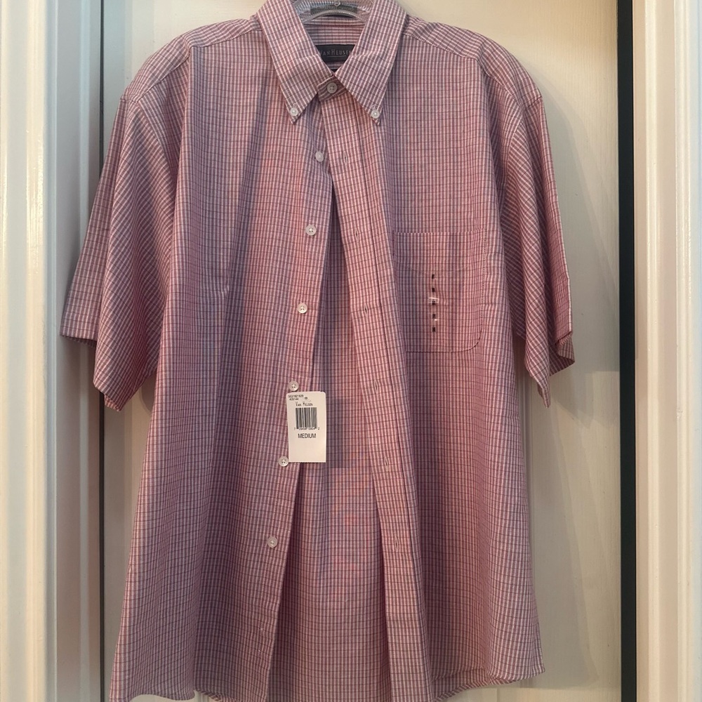 Men's Red Checkered Shirt